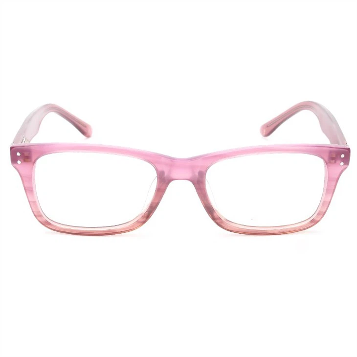 Pink Clear Anti Glare Frames For Women Glasses