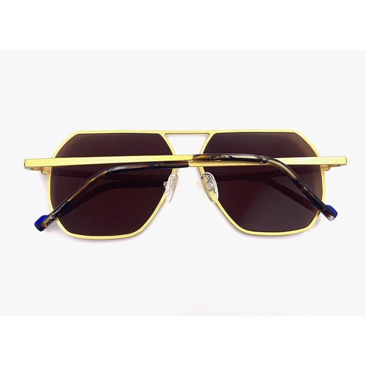 Golden Aluminium Frame Sunglasses Golden Aluminium Frame Sunglasses
